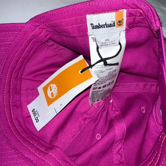 NWT TIMBERLAND PINK CAP - Picture 9 of 12